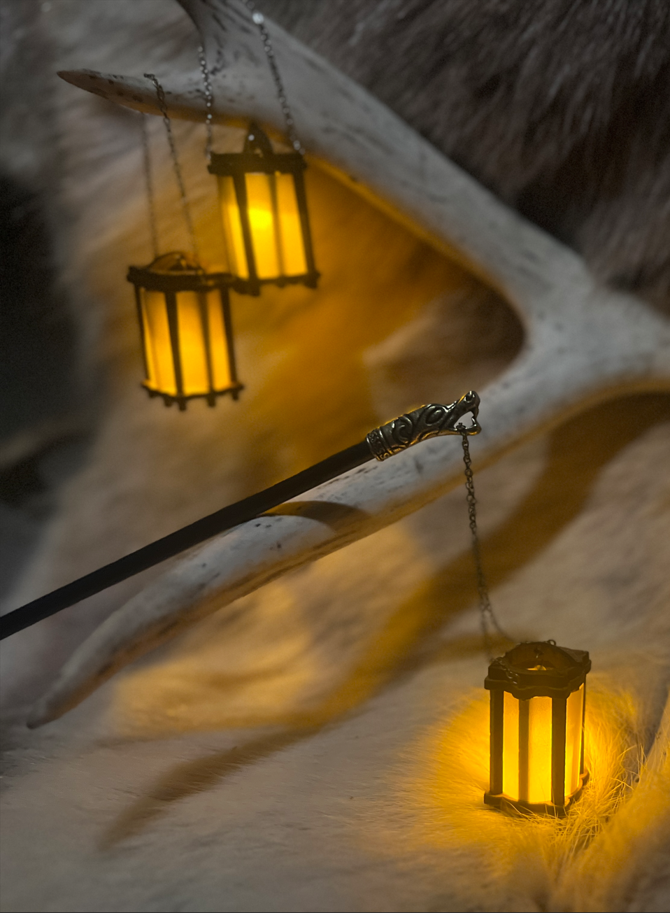 Hair Stick Lanterns