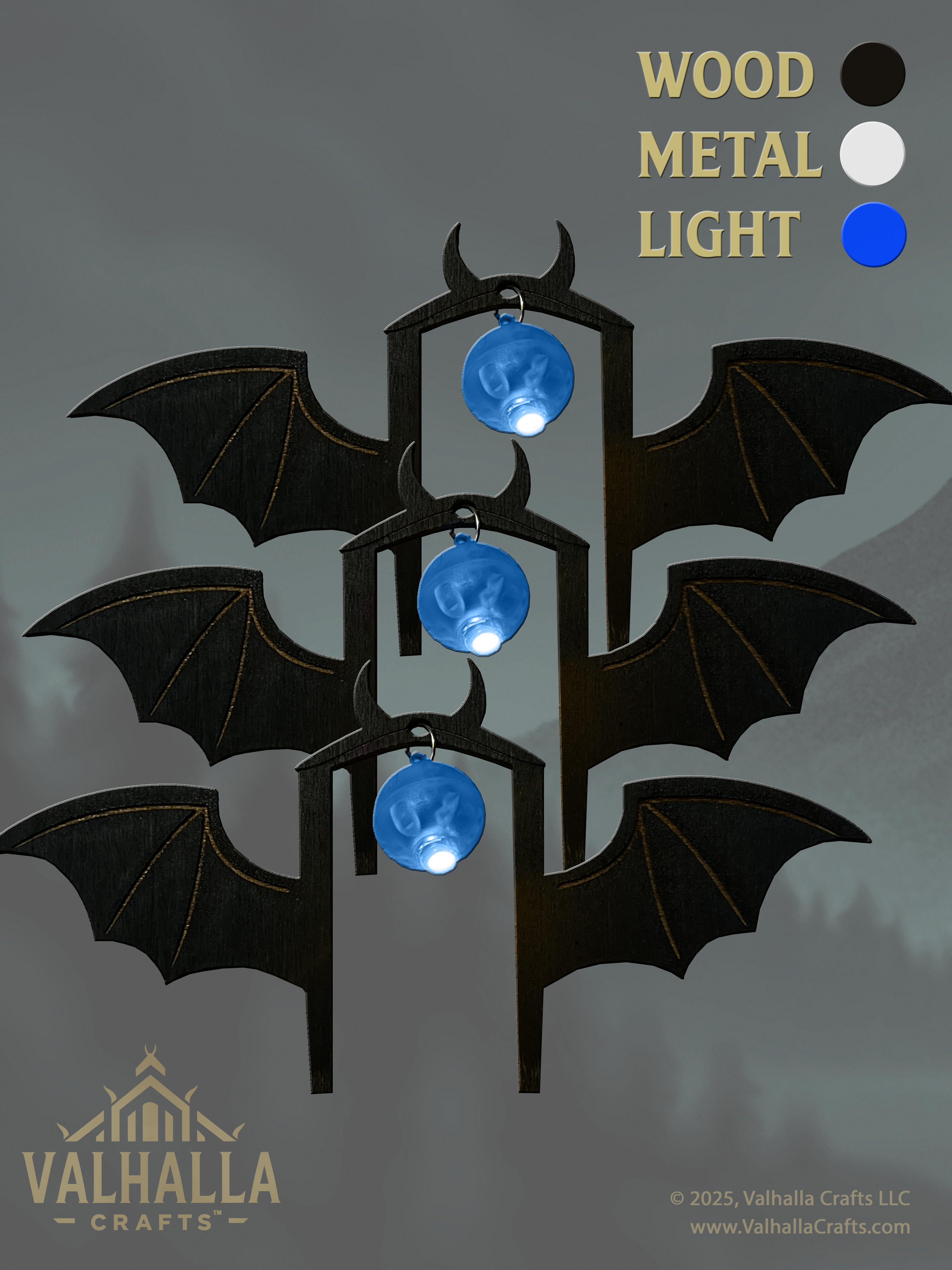 Bat Lantern Light Replacement