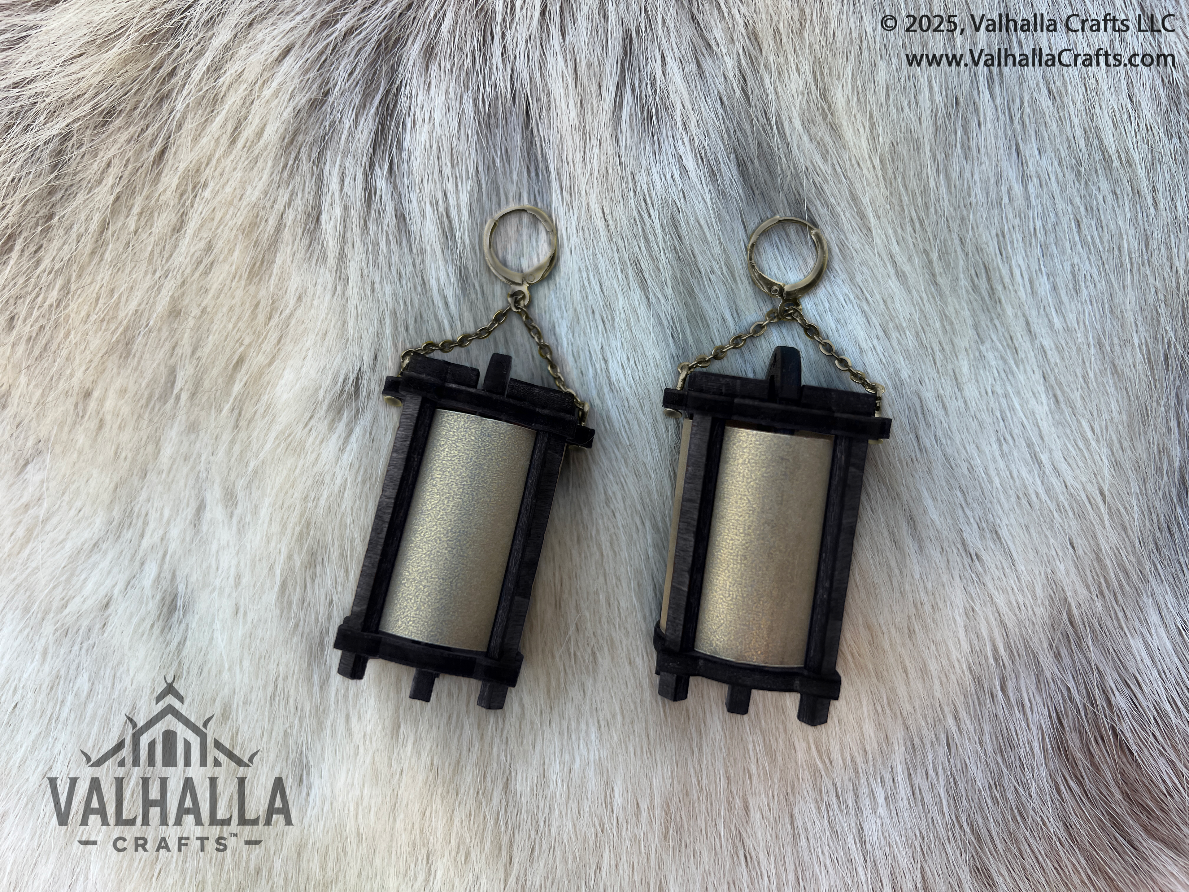 Ebony Lantern Earrings