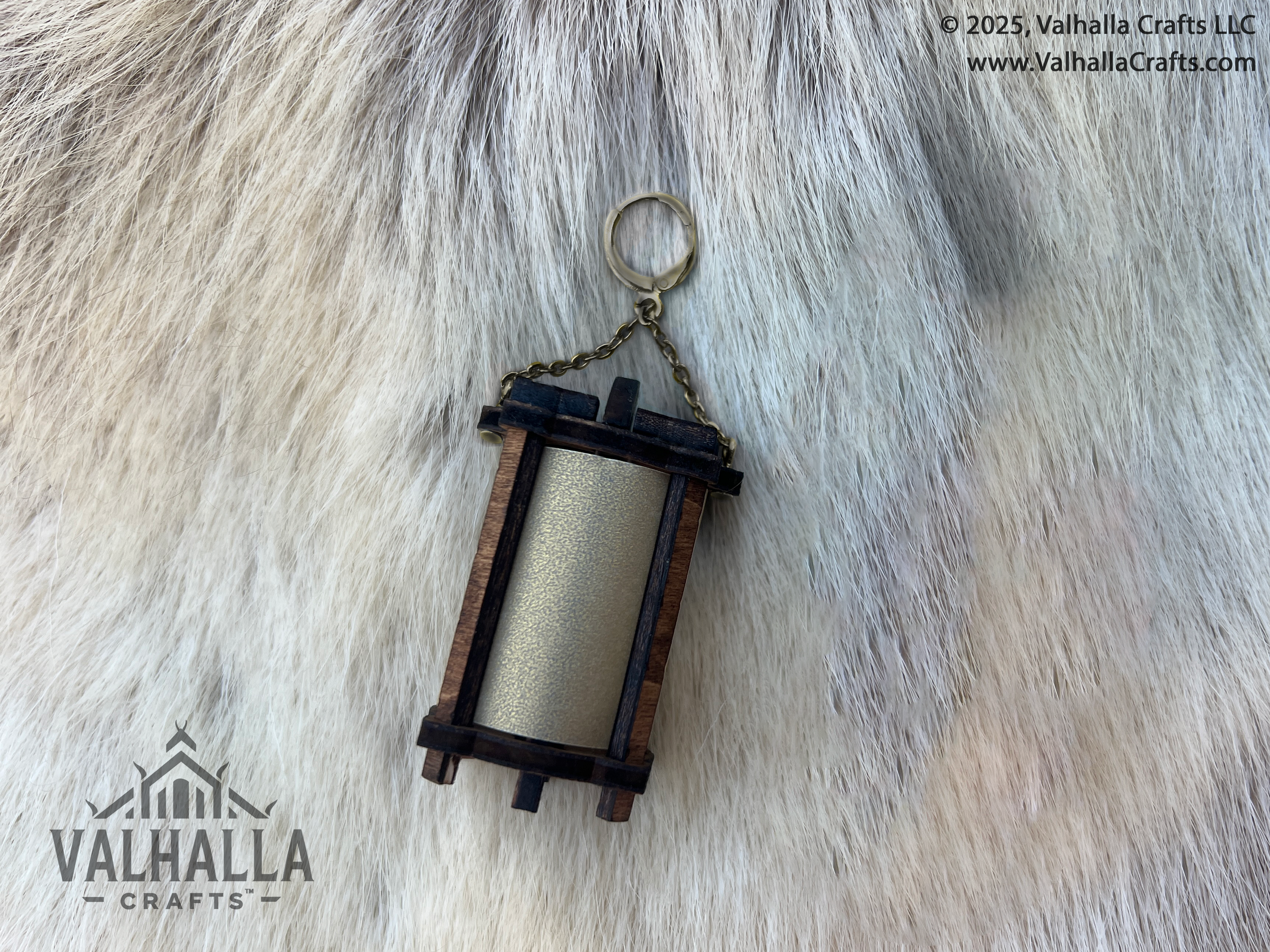 Walnut Lantern Earrings