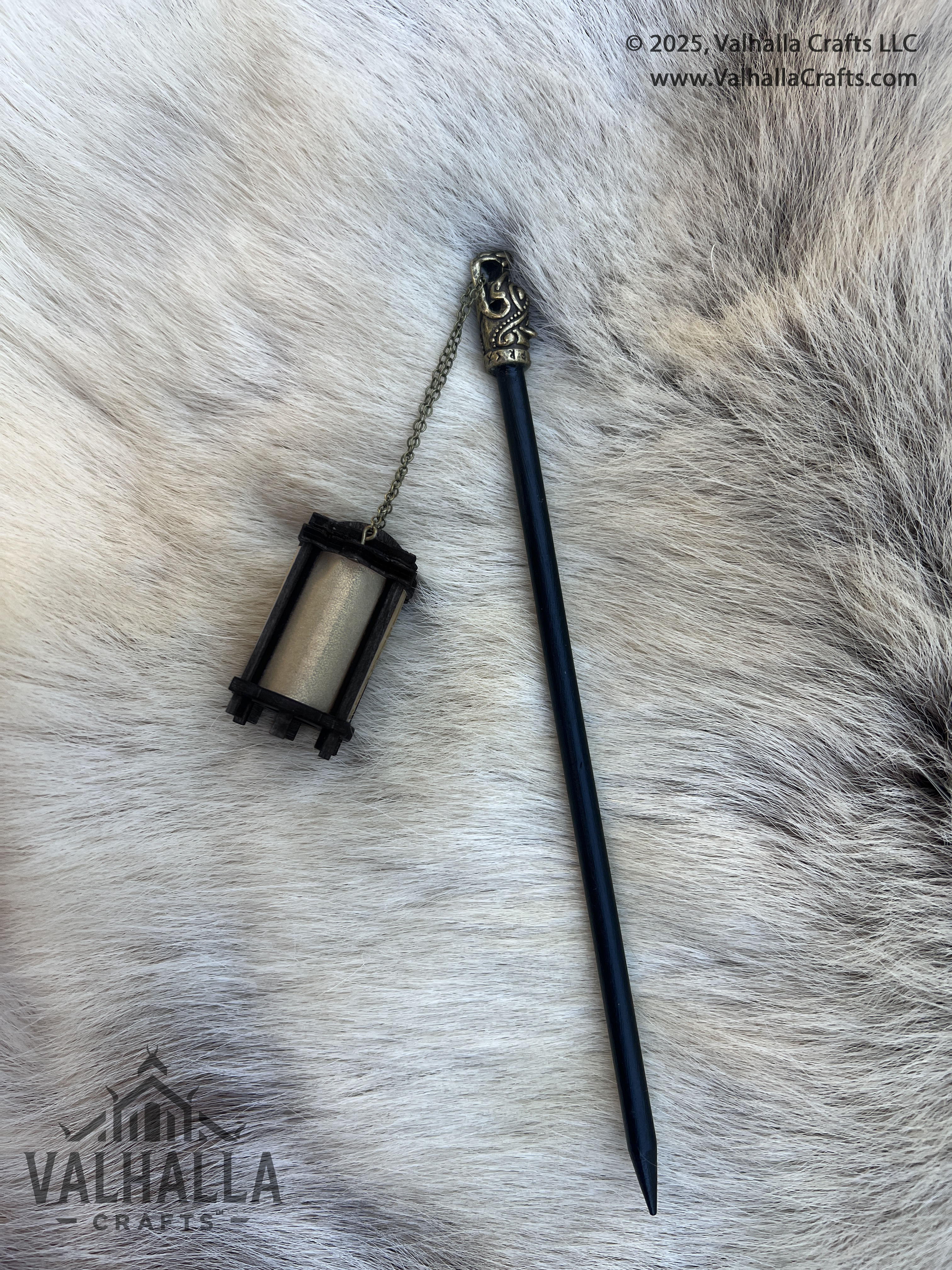 Ebony Hair Stick Lantern