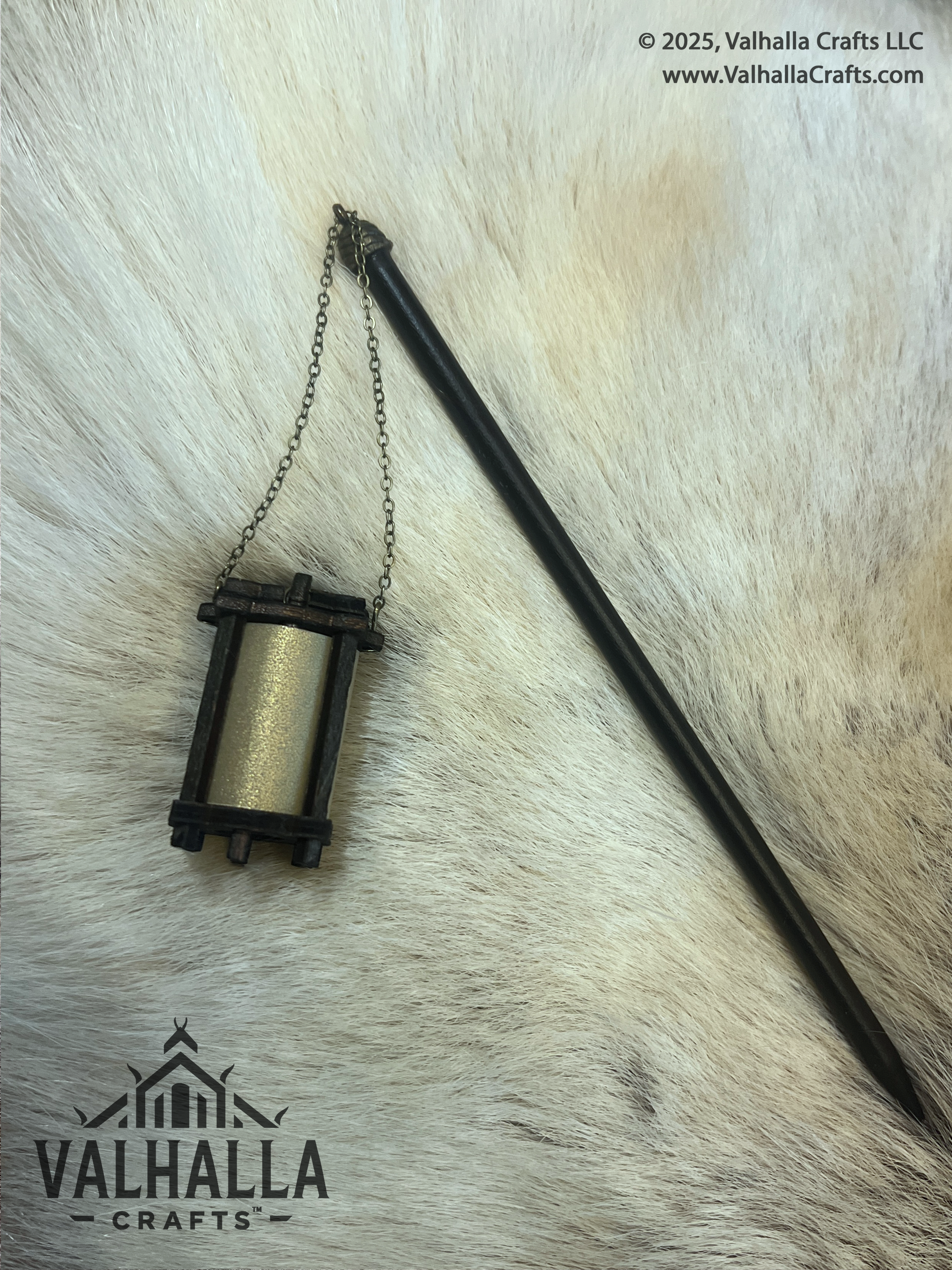 Ebony Hair Stick Lantern