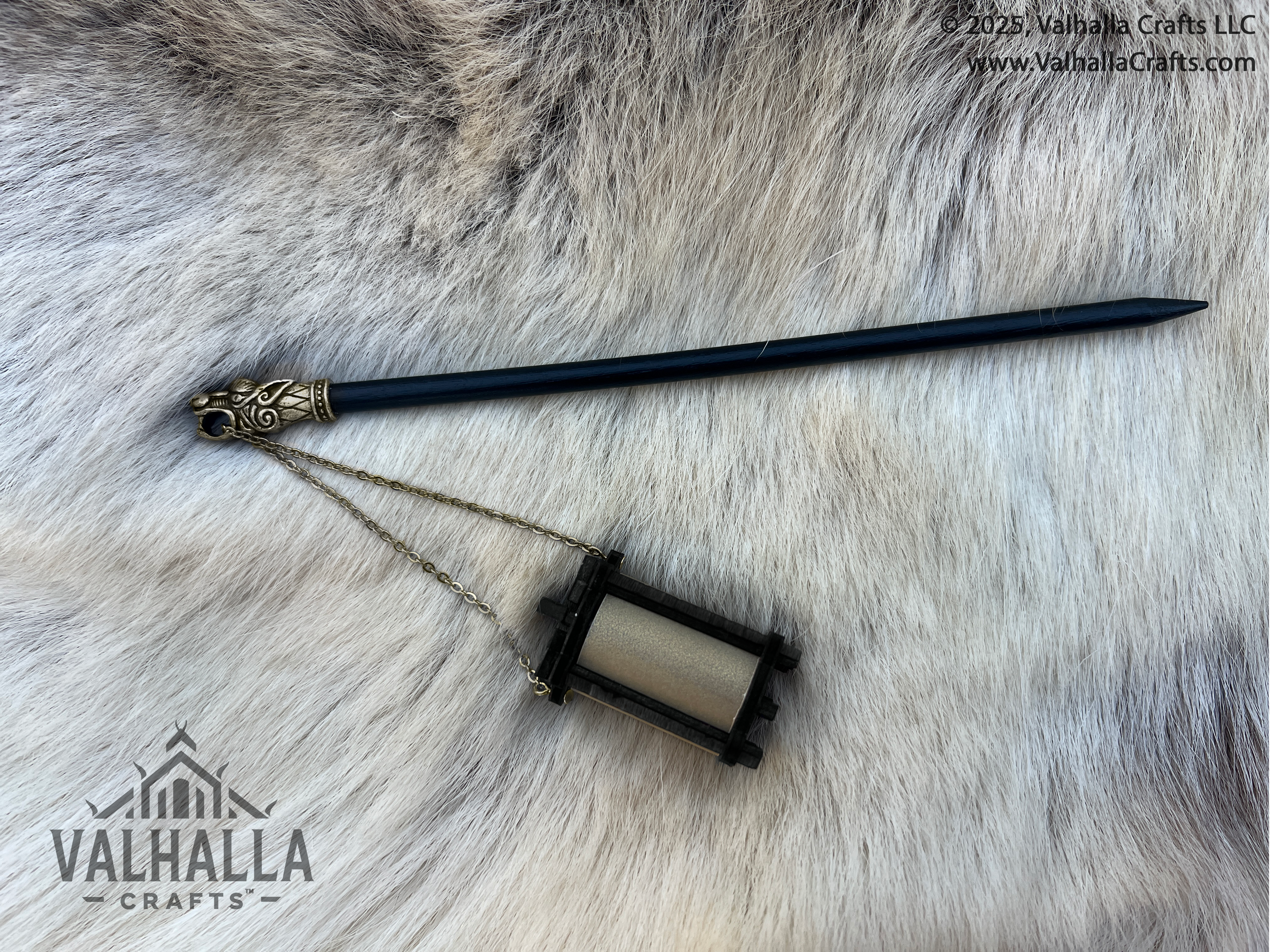 Ebony Hair Stick Lantern