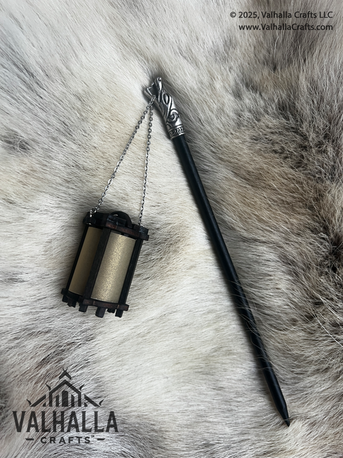 Ebony Hair Stick Lantern