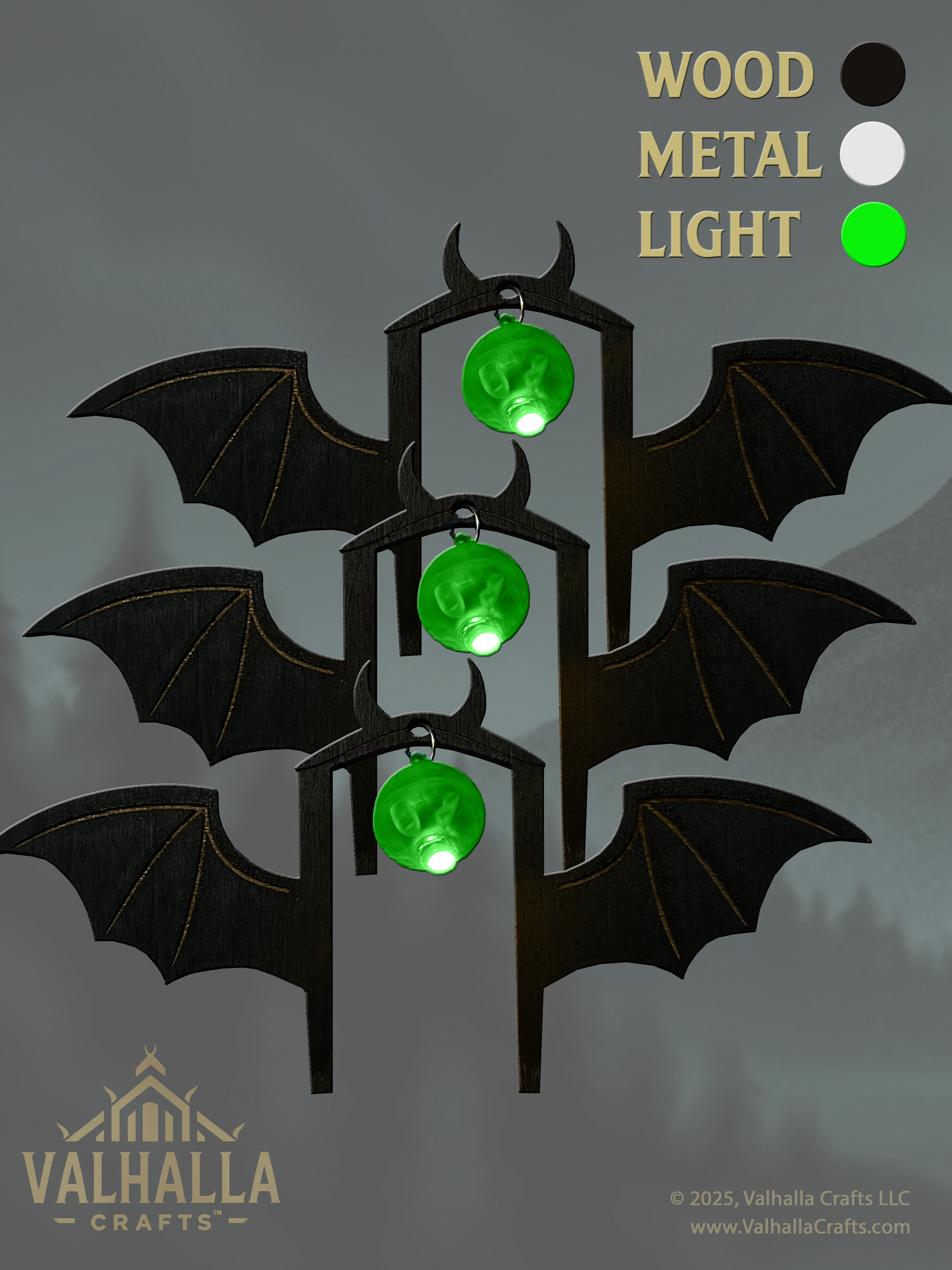 Bat Lantern Light Replacement