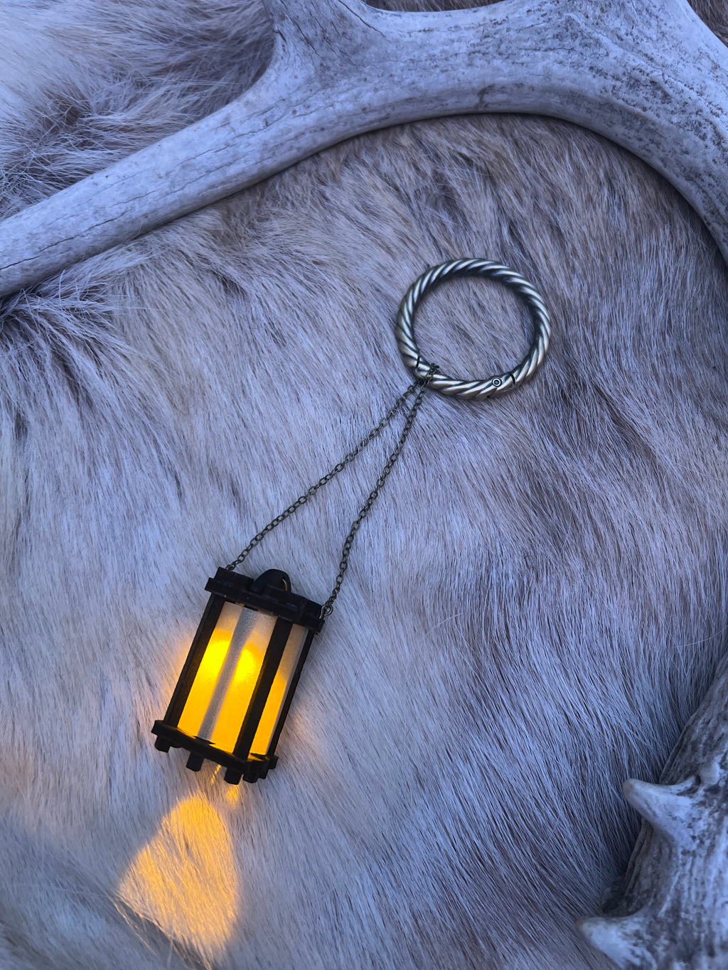 Ebony Belt & Mug Lantern