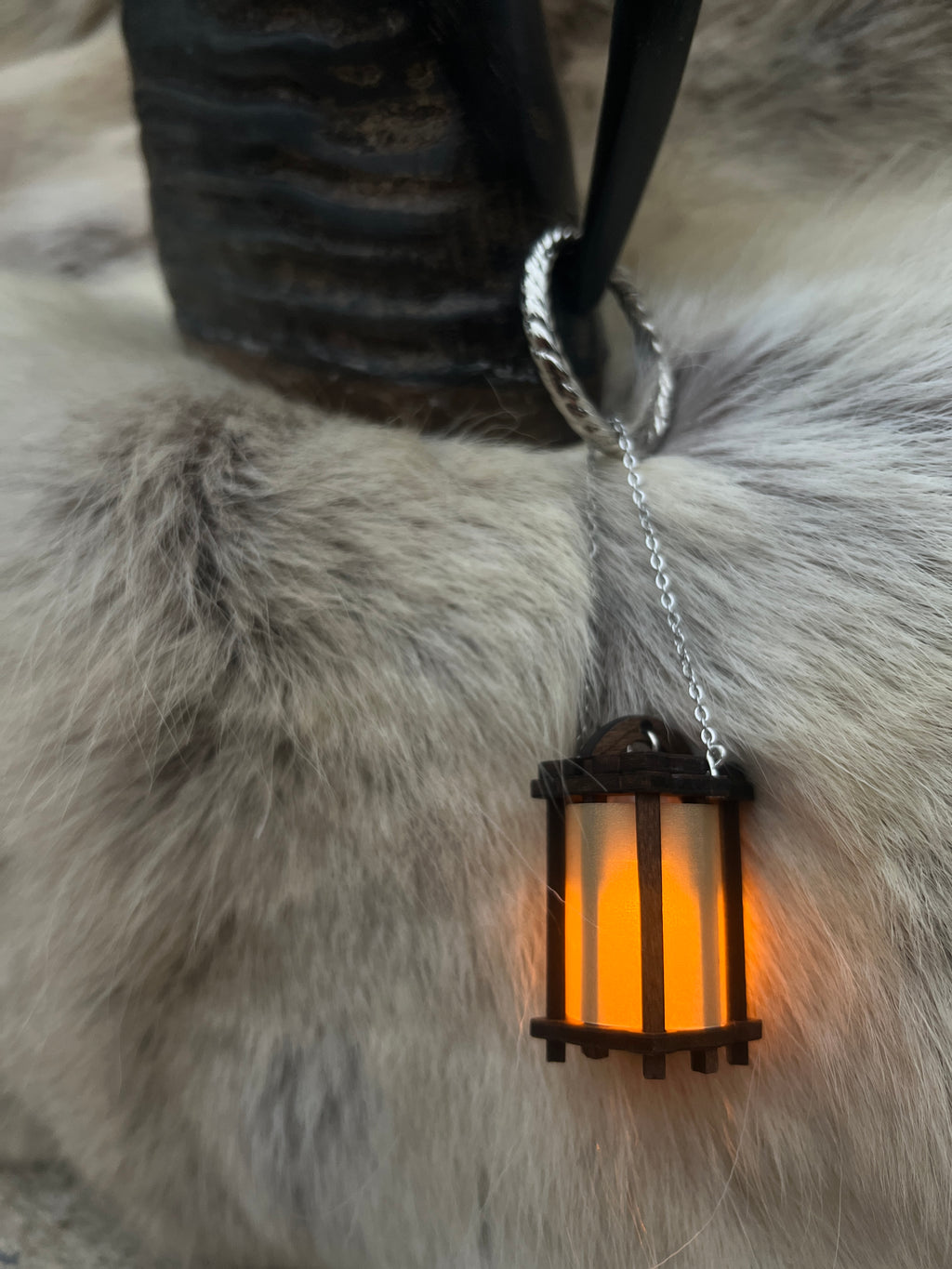 Walnut Belt & Mug Lantern