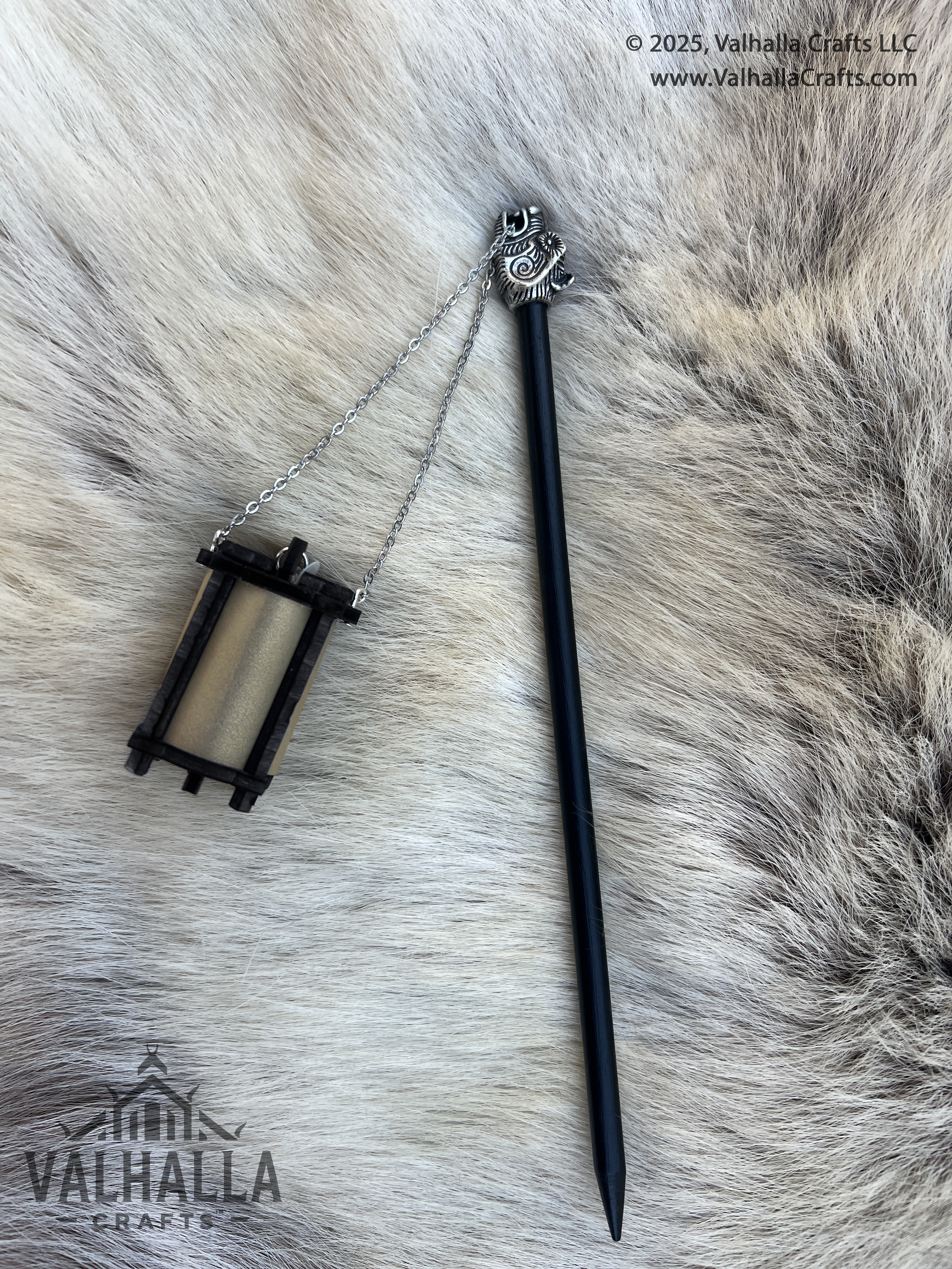 Ebony Hair Stick Lantern