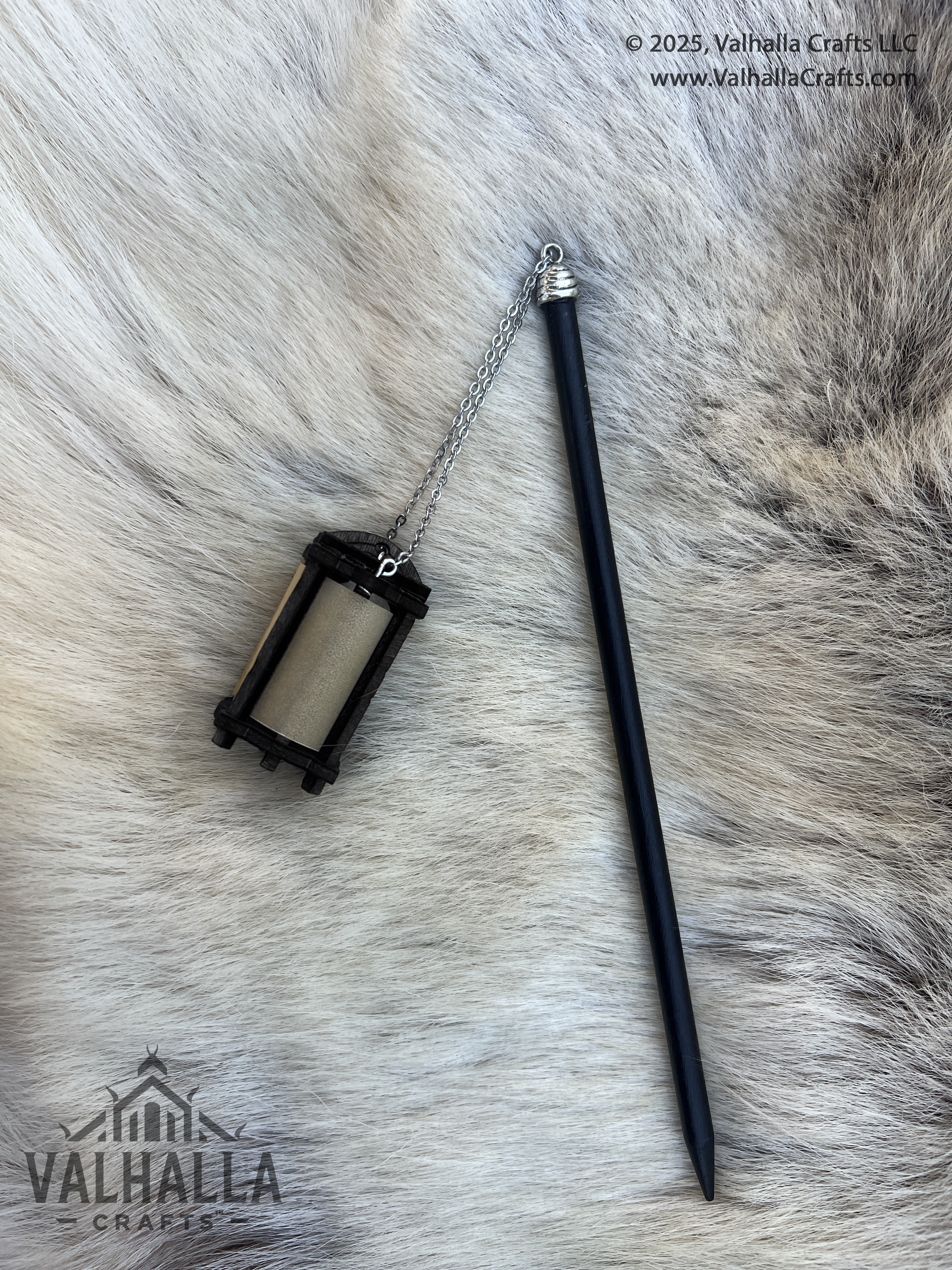 Ebony Hair Stick Lantern