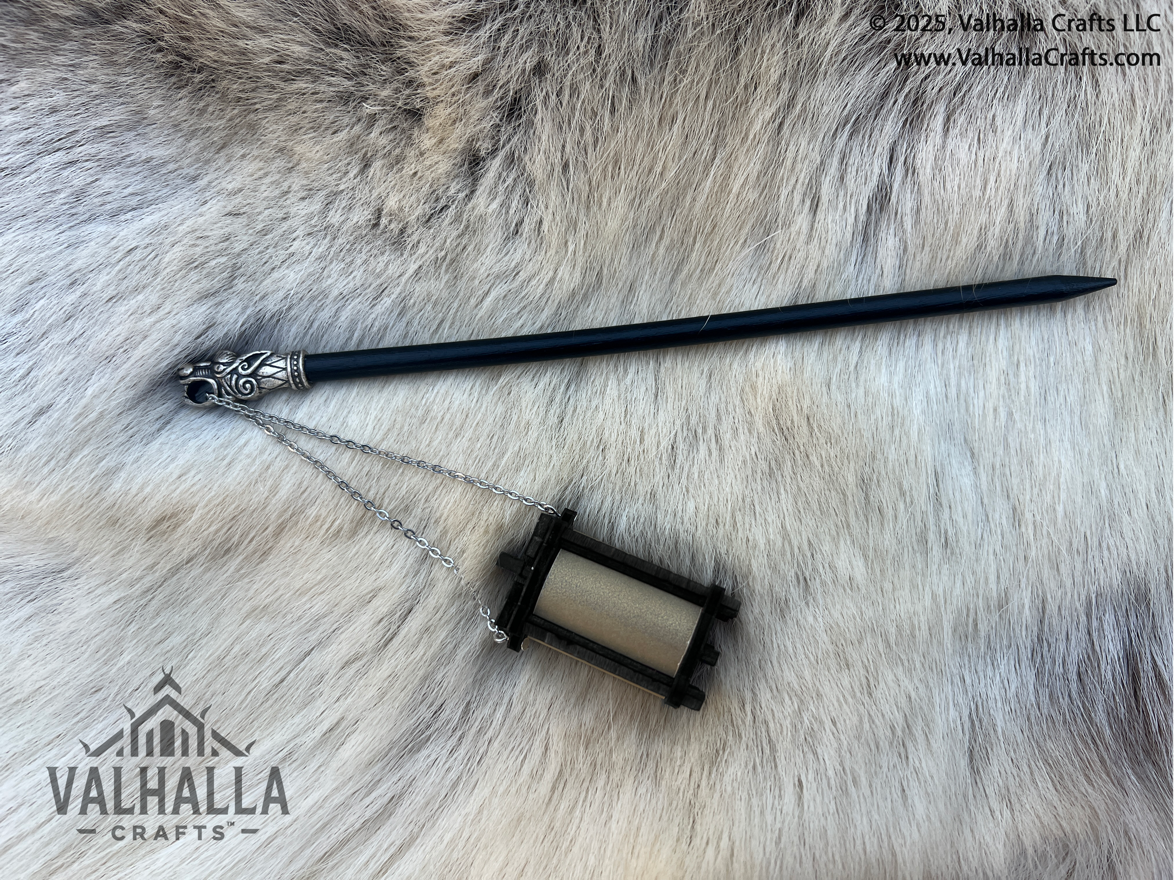 Ebony Hair Stick Lantern