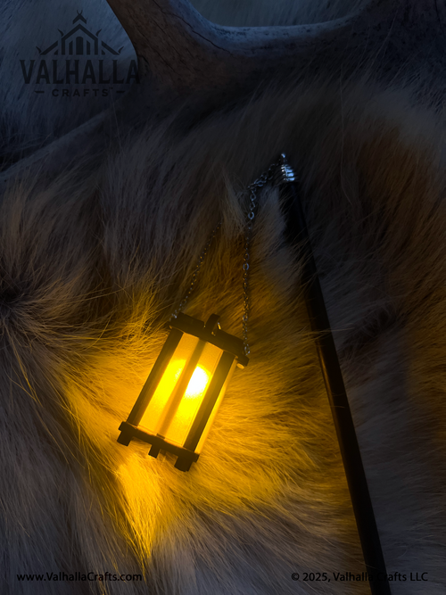 Ebony Hair Stick Lantern